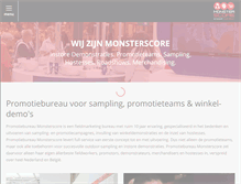 Tablet Screenshot of monsterscore.com